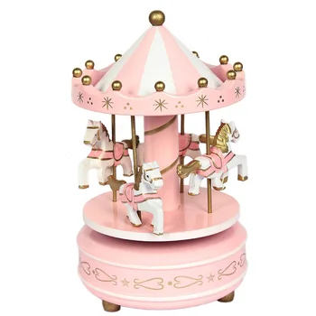 

Carousel Music Box Melody Birthday Christmas Festival Musical Gift for Children Kids VJ-Drop