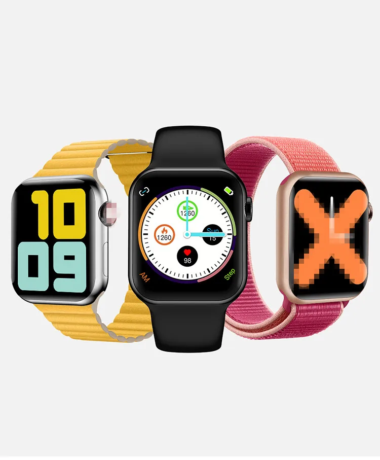 Slimy Смарт-часы для мужчин и женщин, умные часы для Apple Watch 4 IWO 10 IWO 11, Смарт-часы с беспроводной зарядкой