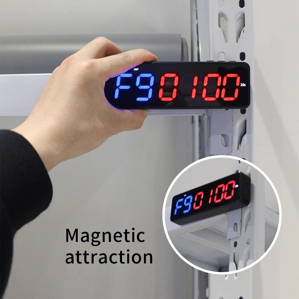 Ganxin] Timer intervallo Timer palestra da 1 pollice, controllo APP  Bluetooth orologio Fitness allenamento alimentato a batteria, conto alla  rovescia/su - AliExpress Tools