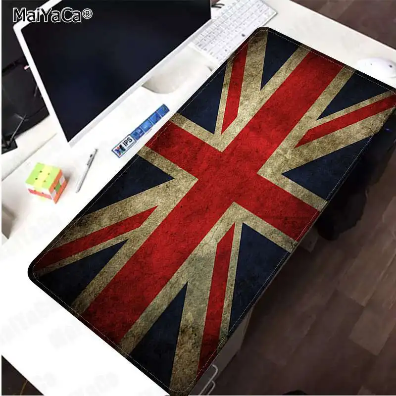 MaiYaCa свой собственный коврик с британским флагом DIY дизайн игровой с узором коврик для мыши большой коврик для мыши клавиатуры