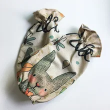 Домашняя одежда для родителей и детей; Милые рукава в Корейском стиле; ручные манжеты; INS; простые мужские и женские; Детские; с рисунком; маслостойкие