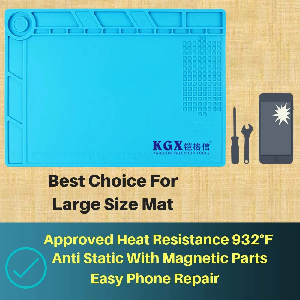 ESD Heat Insulation Working Mat Heat-resistant Soldering Station Phone Repair Insulation Pad Insulator Pad Maintenance Platform
