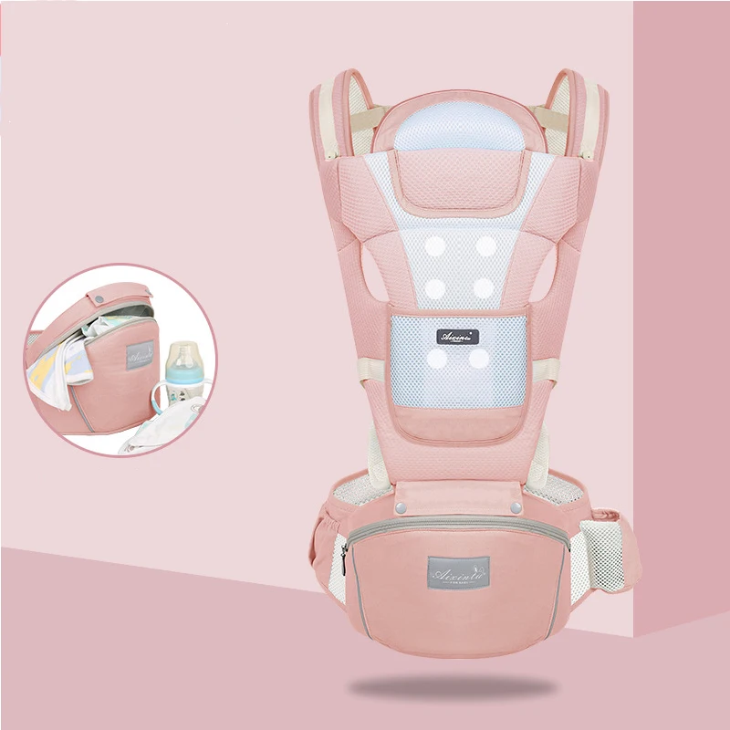 Breathable 3 Эргономичный рюкзак-кенгуру для младенцев и детей постарше, слинг-кенгуру с передним бортом, слинг для новорожденных, для путешествий 0-36 месяцев - Цвет: Breathable 3