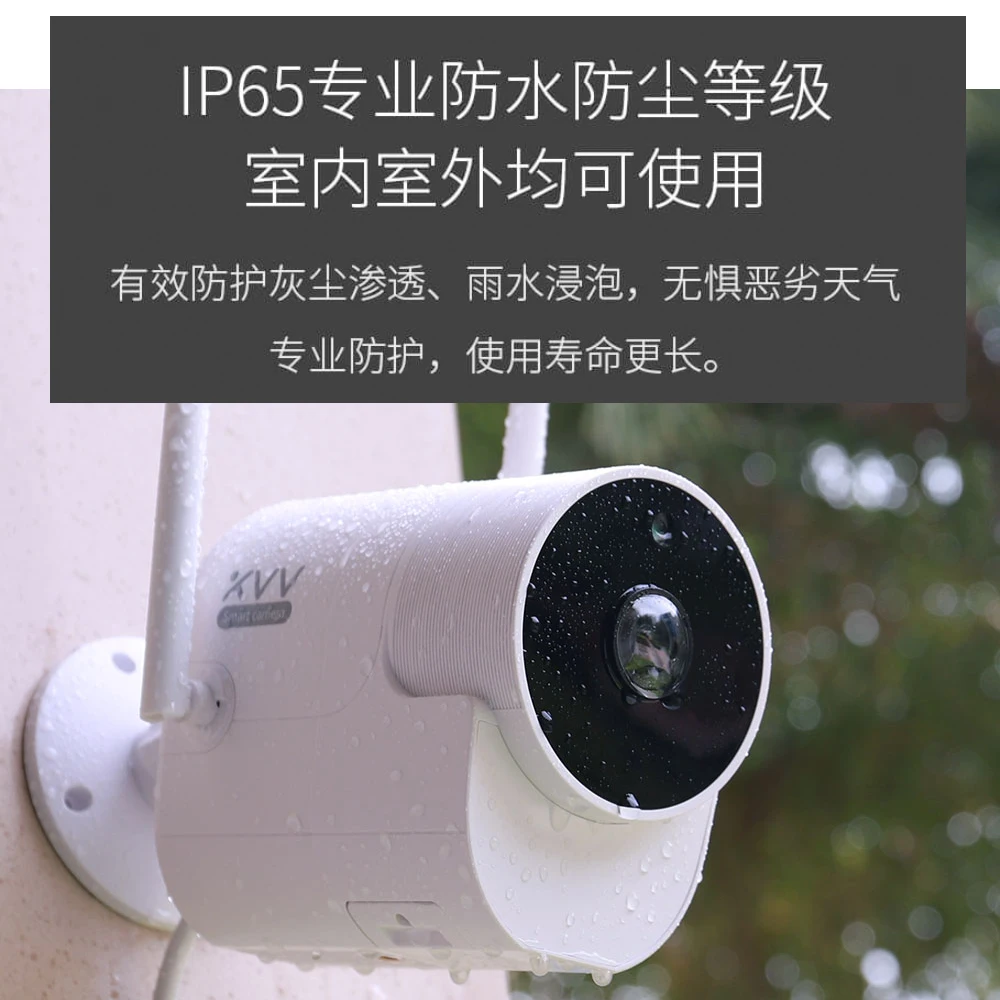 Горячая Xiaomi Xiaovv наружная панорамная камера 1080P камера видеонаблюдения беспроводная Wi-Fi высокой четкости ночное видение Обнаружение движения