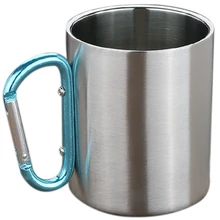 ABUI-кружка из нержавеющей стали, посуда, чашки, пиво, кофе, чай, кружка с двойными стенками для путешествий на открытом воздухе, для кемпинга, кружка для воды 360 мл