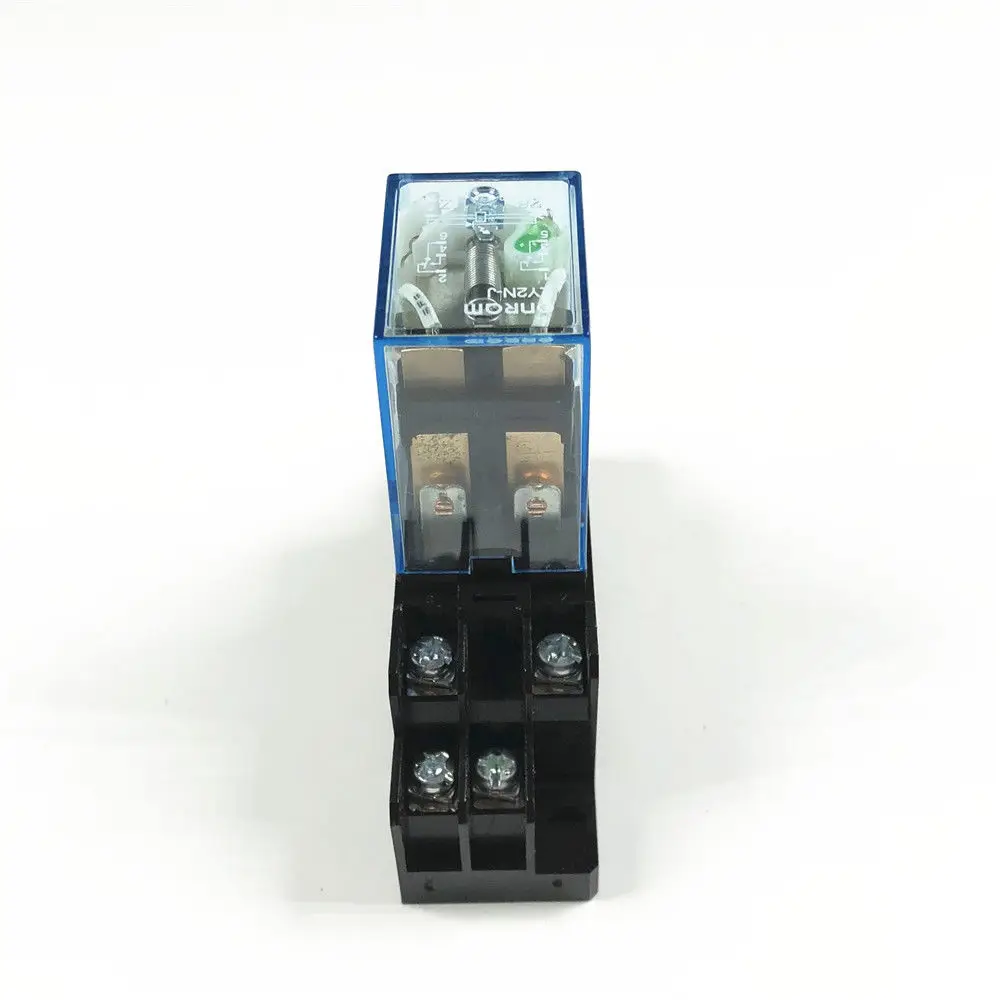 110/120 V/380 V AC 12/24V DC AC силы реле 10A LY2NJ DPDT 8 контактов с гнездом