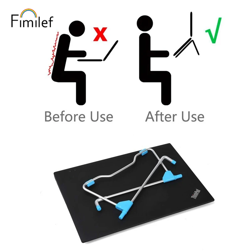 FIMILEF Универсальная Портативная подставка для ноутбука складной держатель для планшета Алюминиевая Подставка для ноутбука настольная подставка для ноутбука мобильный телефон планшет