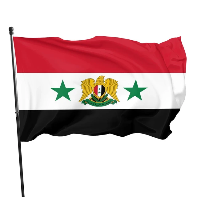 Red Syria Flag Bracelet- SYR Flag