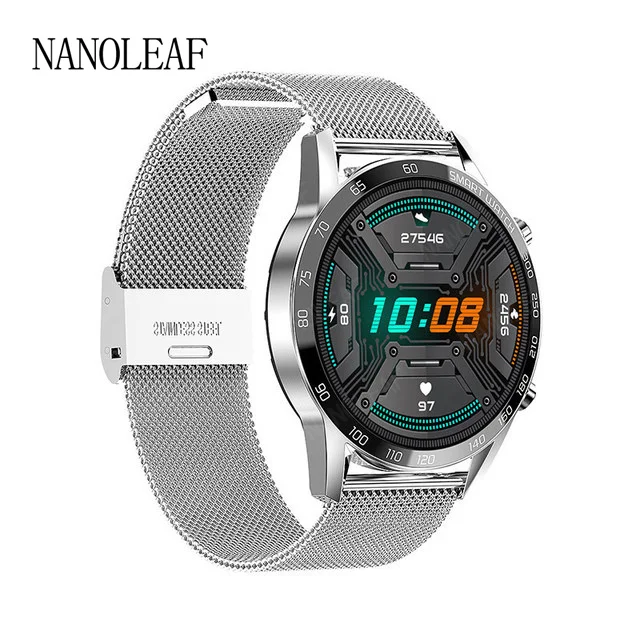 Smart Watch Sport Men Make Answer Call Business Digital Wristwatch with Music Player App Message Reminder Fitness Tracker 