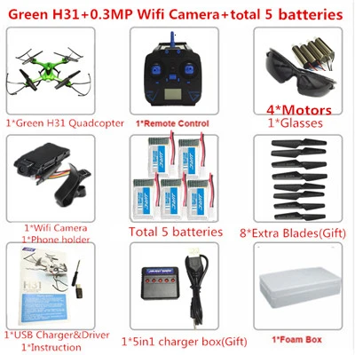 G6 480P Wifi Camera JJRC H31 дрона с дистанционным управлением с Камера 6-осный Профессиональный Квадрокоптер Небьющийся Водонепроницаемый сопротивления беспилотный вертолет игрушка для детей - Цвет: G6 480P Wifi Camera