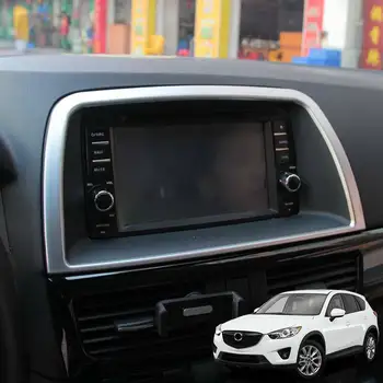 

For Mazda CX-5 CX5 12-14 Chrome trim Waterproof Plastic 1pcs Dashboard