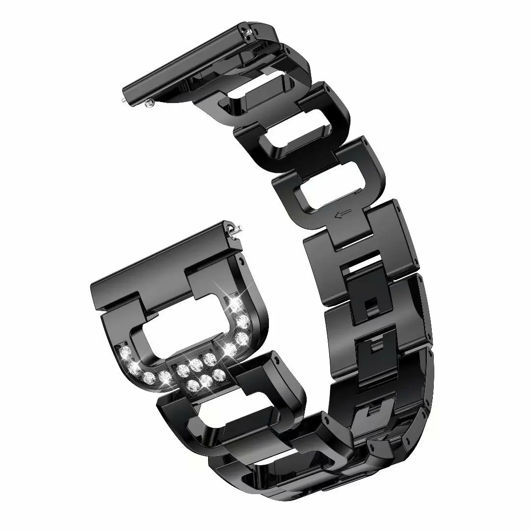 

Suitable for Samsung watch D strap suitable for galaxy watch 46mm zinc metal replacement steel strip