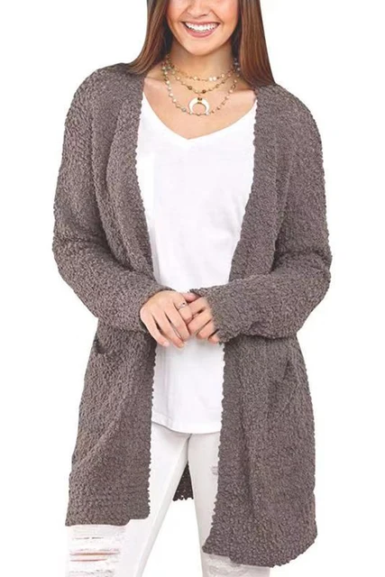 White sherpa cardigan Clearance