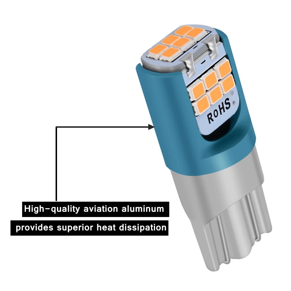 ǰ  Ʈ LED ڵ   2 , T10 W5W WY5W, ڵ   ̵ , ׸,    12V