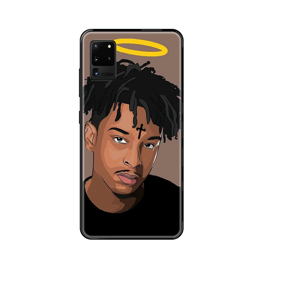Rapper kodak black Phone case For Samsung Galaxy S 3 4 5 6 7 8 9 10 Plus Lite Edge black soft shell luxury cell cover fashion