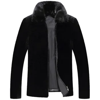

2020 Winter Jacket Men Real Pure Natural Fur Coat Natural Sheepskin Fur Coat Mens Real Sheep Shearing Fur Coats MY732