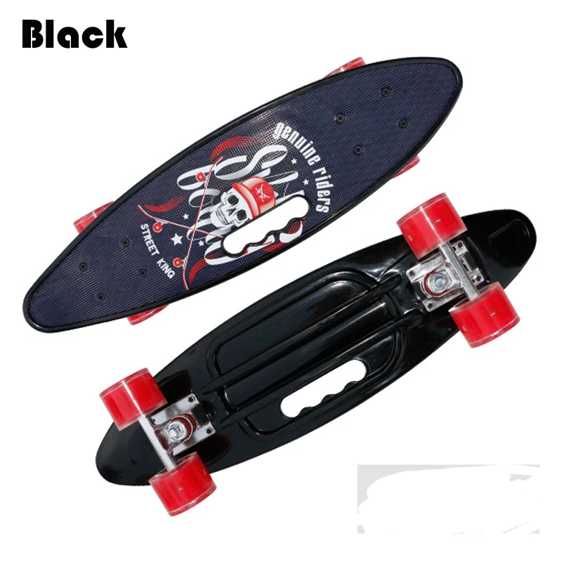 Mini Cruiser Skateboard Color Single Rocker Skate Board Four Wheels Small  Fish Plate Outdoor For Adult Kids Step Transport Ie01 - Skate Board &  Accessories - AliExpress