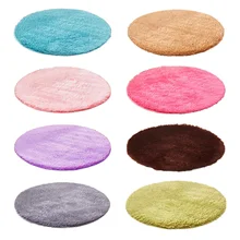 Спальня коралловый бархат круглый Carpe противоскользящие однотонные пушистые коврики ковры ворсовые микрофибра мягкий ковер впитывающий ковер