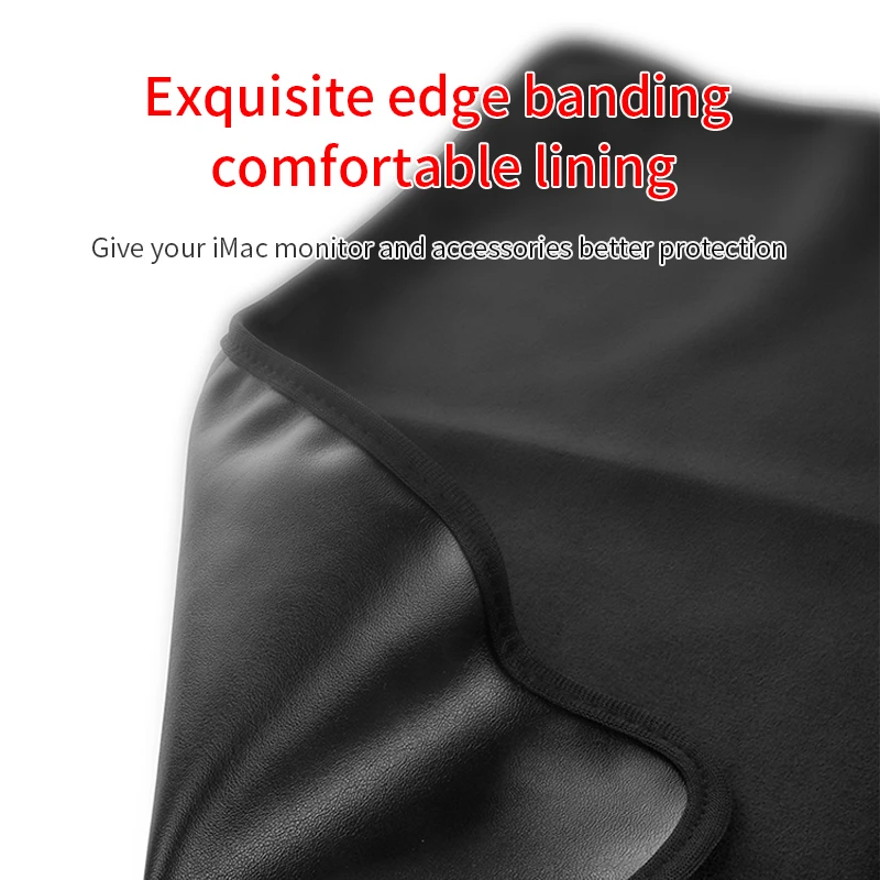 PU Leather Monitor Dust Cover for Apple 2021 iMac 24-inch Computer Protective Sleeve 24'' 21 27 all-in-one PC Storage Organize