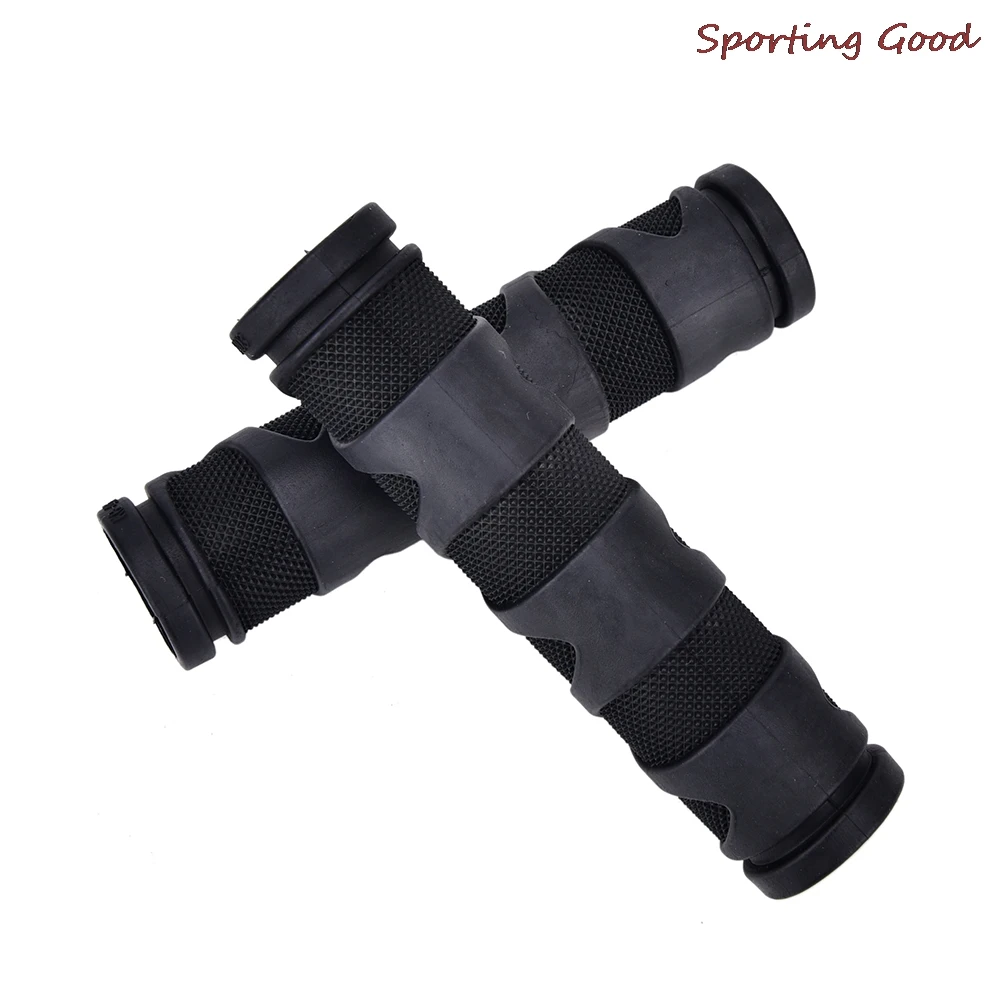 2Pcs Rubber BMX MTB Bicycle Grips Cycling Mountain Bicycle Scooter Bike Handle Bar Rubber Soft End Grip