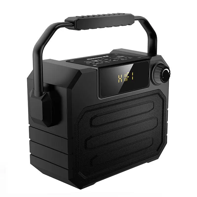 Newsmine A113 Outdoor Speaker Bluetooth Remote Controller Wireless Portable Square Dual Microphone