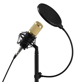 

360 Flexible Microphone Windscreen Wind Screen Filter Swivel Mount Holder For Speaking Recording