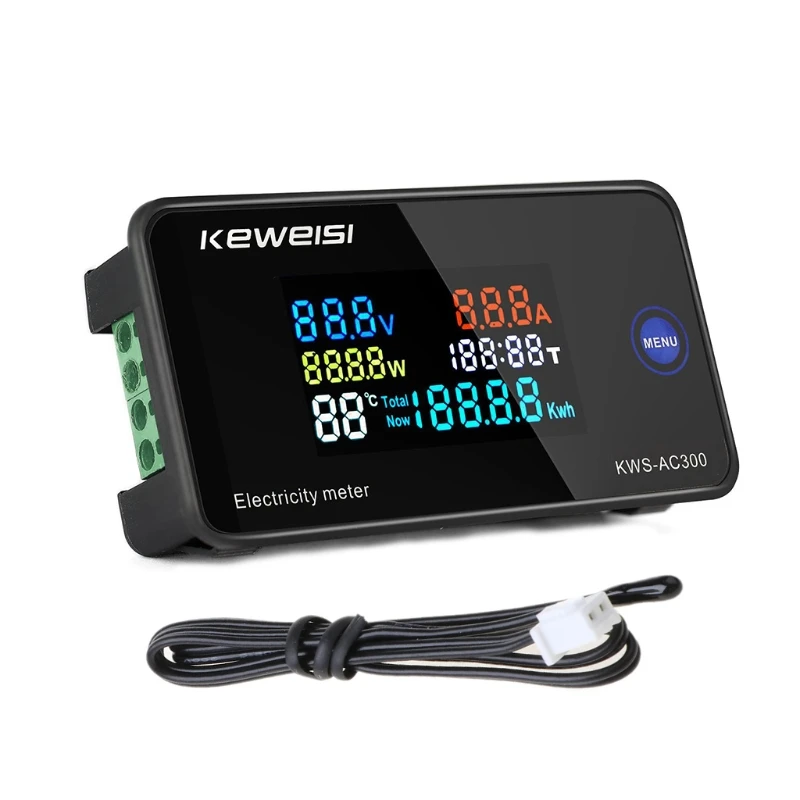 

AC 50-300V Voltmeter Ammeter Power Energy Meter LCD Digital Electricity Meter