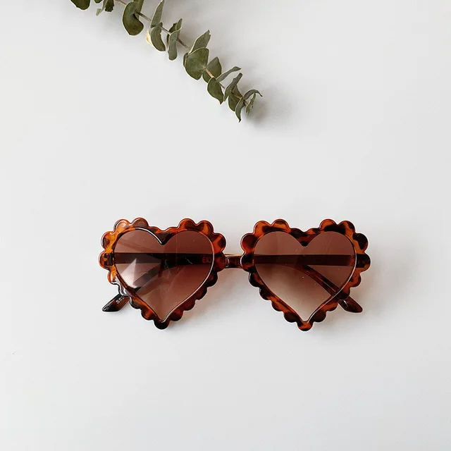 Summer Kids Baby Boy Girl Sunglasses Children Love Pattern Sunglasses Eyeglasses Beach Toys Fashion Kids Glasses 6