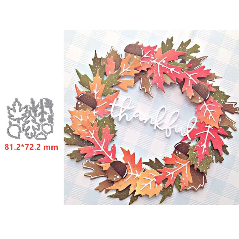metal cutting dies maple leaves vein cut die mold Scrapbook cards