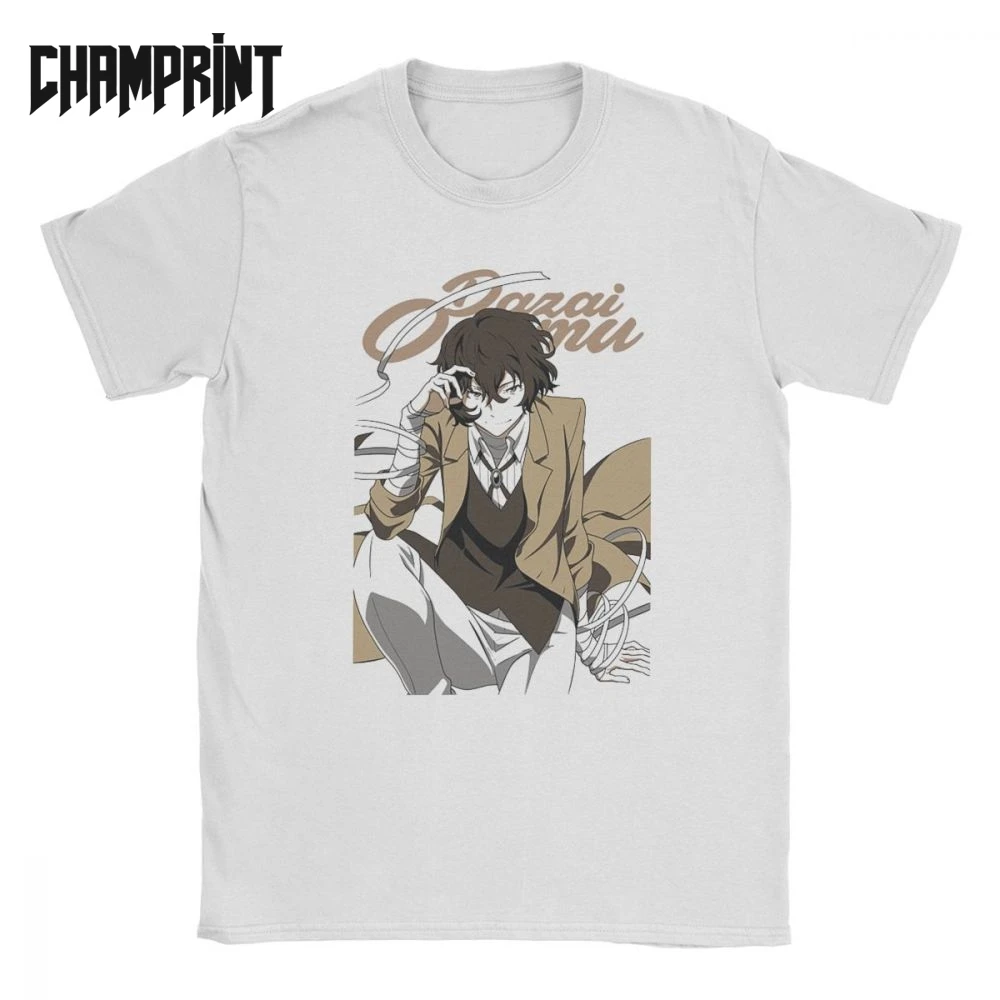 Мужские футболки DAZAI OSAMU Bungou бродячие собаки футболка Chuuya Nakahara Bungo аниме Bsd манга