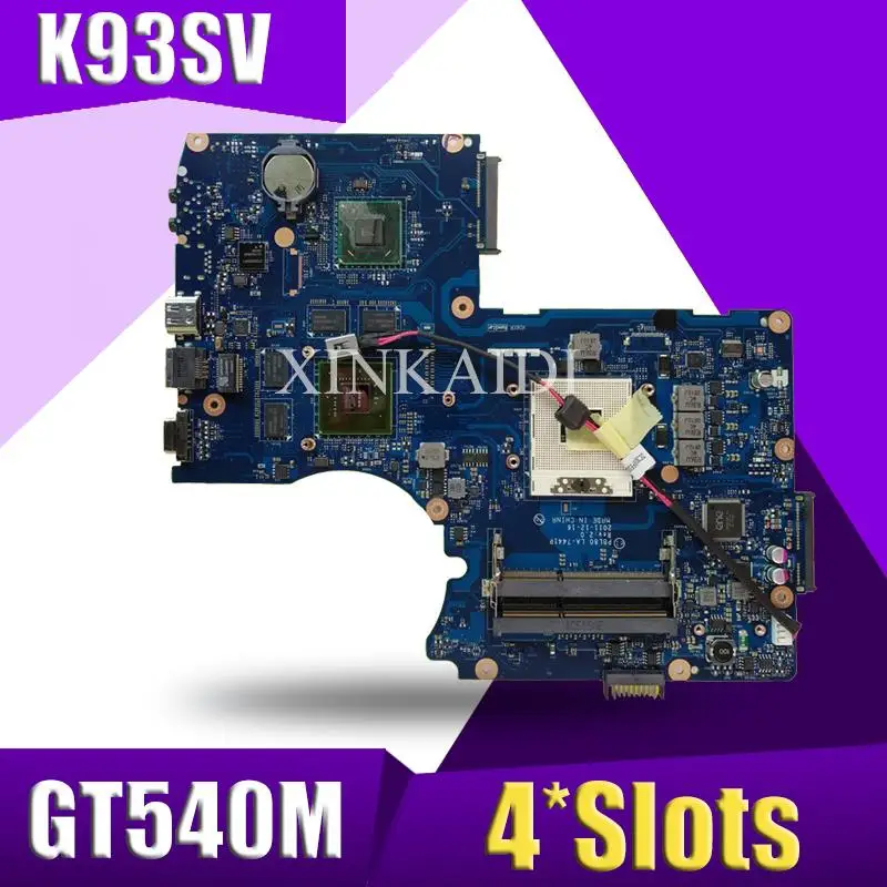 PBL80 LA-7441P K93SV GT540M 1 ГБ Материнская плата Asus LA-7441P K93SV K93SM K93S K93 X93S X93SV Материнская плата ноутбука Тесты ОК