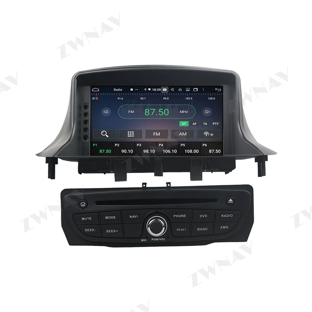 128G Carplay Android DVD Player for Renault Megane 3 Fluence 2009 2010 2011 2012 2013 2014 2015 2016 GPS Unit Audio Radio Stereo