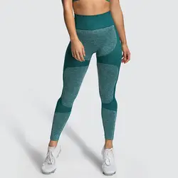 2019 новые модные 8 цветов женские Лоскутные однотонные брюки леггинсы с высокой талией пуш-ап сексуальные брюки фитнес узкие женские