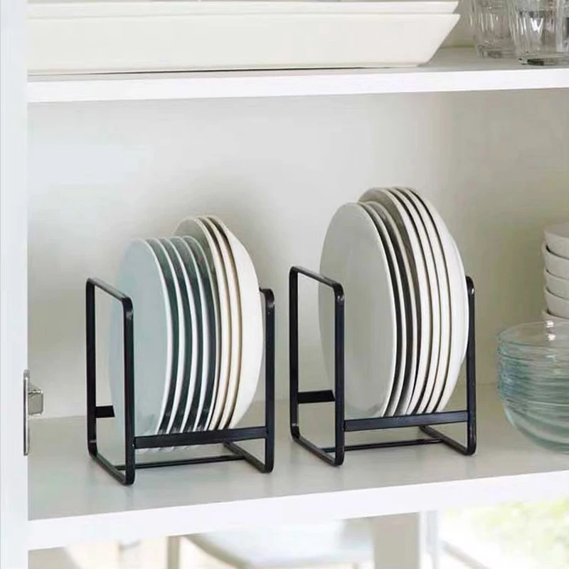 

Cabinet Dish Drying Racks And Shelves For Storage Metal Kitchen Bowl Plate Rack Pan Pot Cover Lid Book Holder Stand