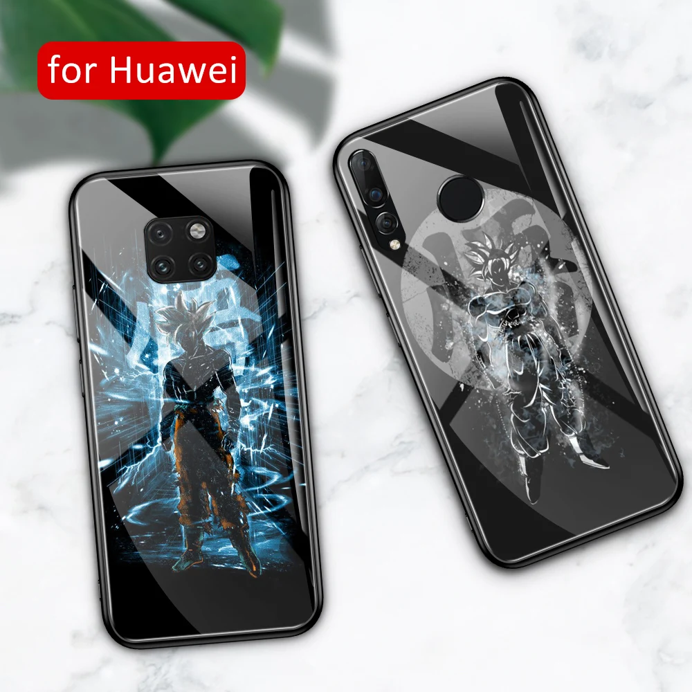 New For Huawei mate 10 case Glass cover nova 3e Goku for 9 20 pro 20x lite RS Nova 3 3i 4 4e 5i Y9 2019 | Мобильные телефоны и
