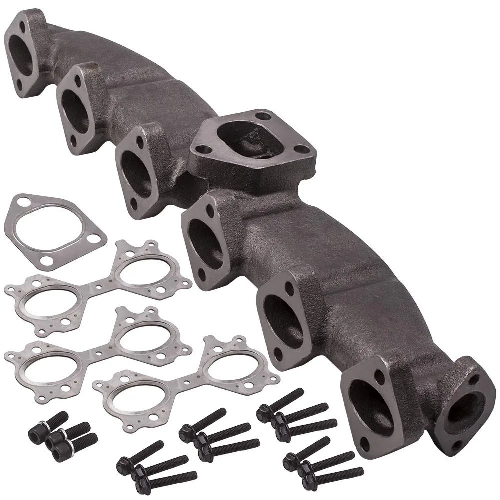 Exhaust Manifolds & Parts Automotive Manifolds TAKPART Cast Iron