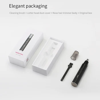

Yueli Electric Nose Hair Trimmer 360Degree Rotating Ear Nose Hair Shaver Facial Clipper Safe Cleansing Tool for Men Women