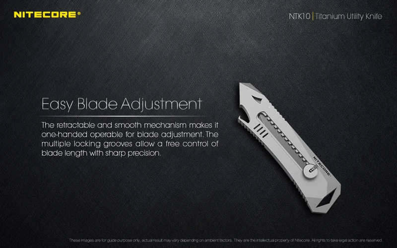 NITECORE NTK10 Titanium Utility Knife (12)