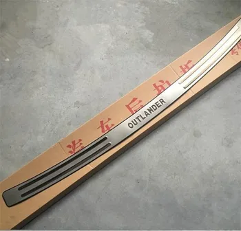 

High quality stainless steel Rear bumper Protector Sill For Mitsubishi Outlander 2006 2012 2013 2016 Car styling fast ship