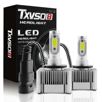 

2pcs Car LED Headlight Fog Daytime Running Super Bright Bulbs Conversion Kit Driving Bar TXVSO8 Exterior Parts Lamps