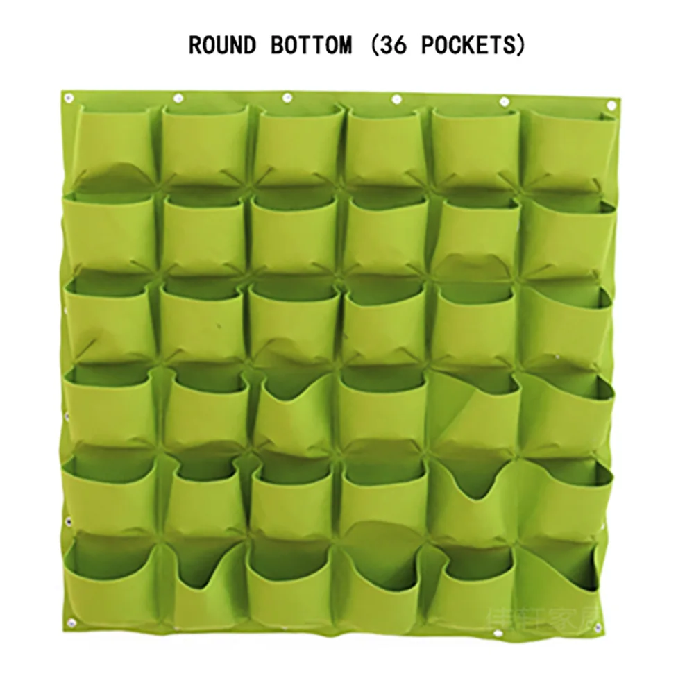 36 pocket (L) Настенные подвесные посадочные сумки, товары для дома, мульти карманы, DIY сумка для выращивания растений, вертикальная садовая сумка для выращивания овощей - Цвет: 36 pocket (L)