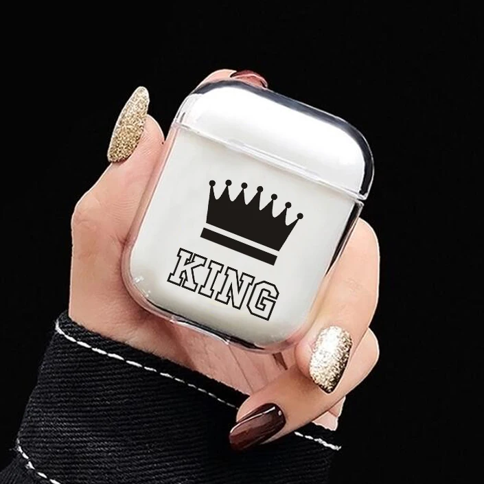 17 Мультяшный чехол для Airpods, милый, с милым сердечком, прозрачный, Жесткий Чехол для ПК, чехлы для AirPods, защитные беспроводные наушники - Цвет: 17
