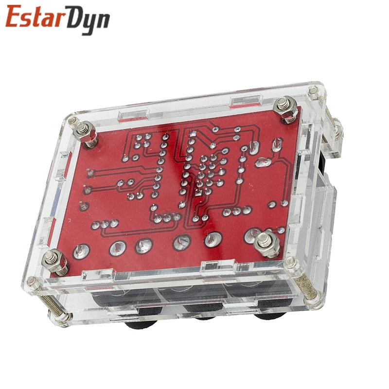 DIY Function Signal Generator Kit - Adjustable Frequency & Amplitude, Sine/Triangle/Square Wave Output, 1Hz-1MHz Range