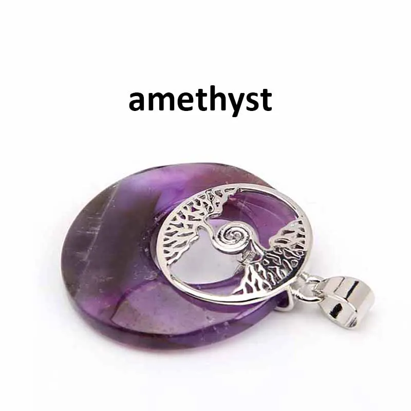 

Europe and the United States hot sale wishful nostalgic multi-color meteorite pendant new round shape necklace pendants jewelry