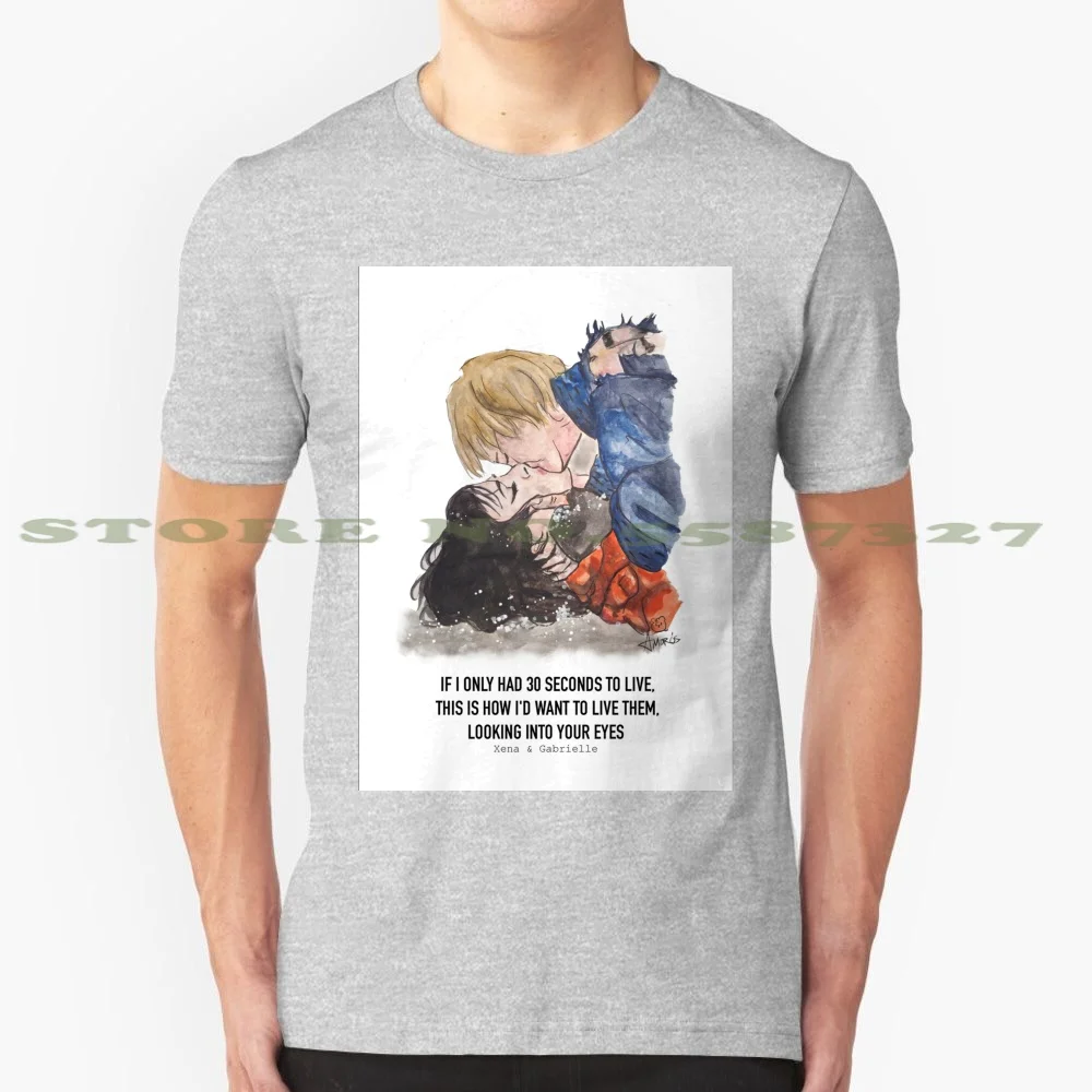 Xena E Gabrielle Estate Divertente T Shirt Per Le Donne Degli Uomini Xena Gabriel Serie 80 S Coppia Ricordare Mitico