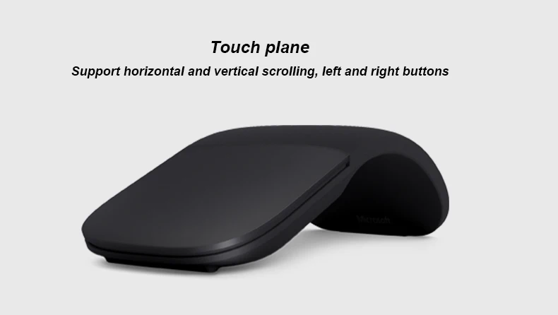 Nieuwe microsoft Arc Touch Oppervlak Arc Blueshin Technology Bluetooth Muis Creatieve Vouwen Oppervlak для сенсорной мыши ноутбука
