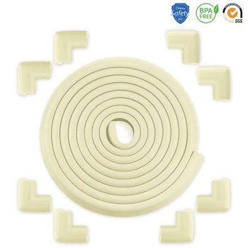 

Baby Safety Corner Protector Children Protection Security Table Desk Corner Cushion Kids Proofing Edge Bumper Corner 5M+8Pcs