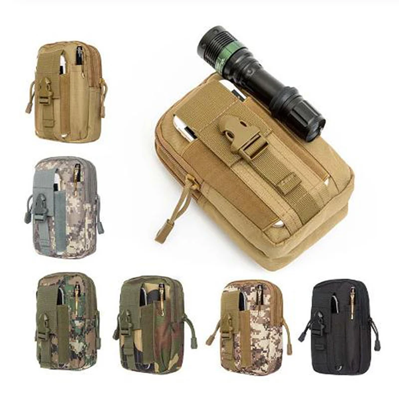 1 Pza. Riñonera táctica, bolsa de seguridad militar para acampada y exteriores, novedad de 2020
