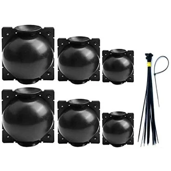 

6Pcs Reusable Plant Rooting Device, High-Pressure Breeding Ball and High-Pressure Box Grafting Breeding Equipment