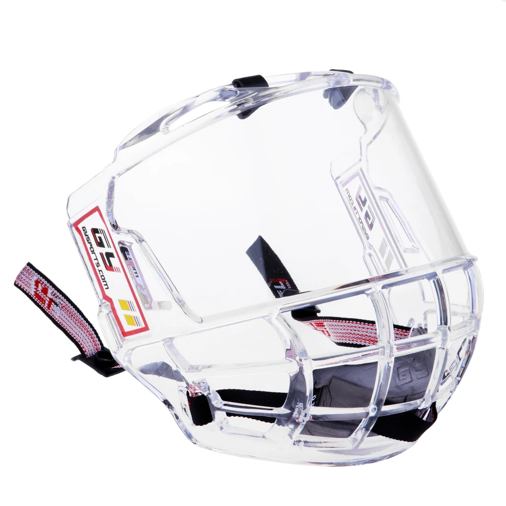 Роскошный Анти-туман против царапин профессиональный хоккейный шлем полный лицевой щит козырек запасные части Аксессуары